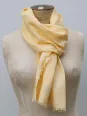 Yellow linen scarf