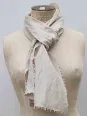 Sand linen scarf